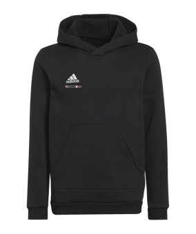 adidas Entrada 22 Hoody Kids Schwarz