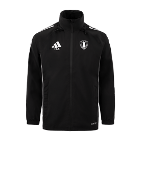 adidas Tiro 24 Regenjacke Schwarz Weiss