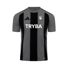 adidas Striped 24 maillot gris noir