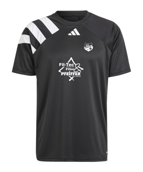 adidas Fortore 23 Trikot Schwarz Weiss