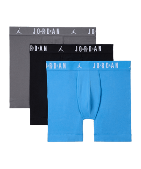 Jordan Flight Cotton Core 3PK Boxershort Blau FB9F - blau