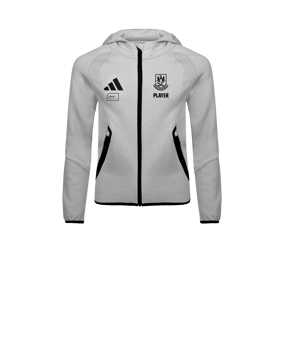 adidas Tiro Travel Hoody Kids Grau