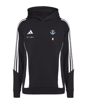 adidas Tiro 24 Hoody Kids Schwarz Weiss