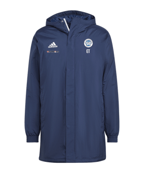 adidas Entrada 22 Stadium Jacke Blau