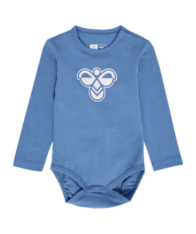 Hummel Mini Logo Body L/S Anzug Kids Blau F7379 - blau