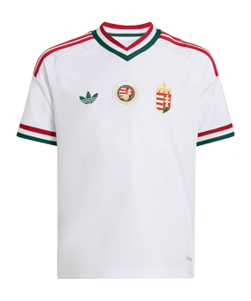 adidas MLSZ Ungarn 2026 Trikot Away 2026 Kids Weiß - weiss