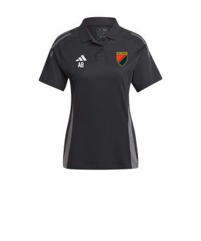 adidas Tiro 24 Competition Poloshirt Damen Schwarz Grau
