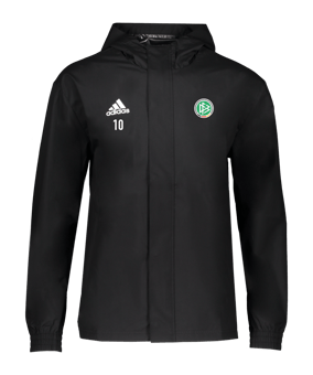 adidas Entrada 22 Allwetterjacke Schwarz