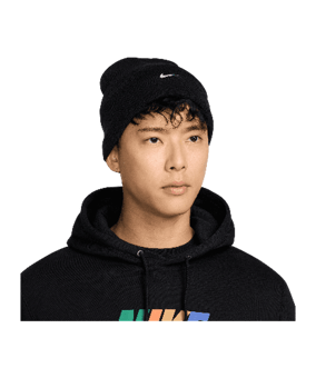 Nike Swoosh Peak Beanie Noir C010 - noir