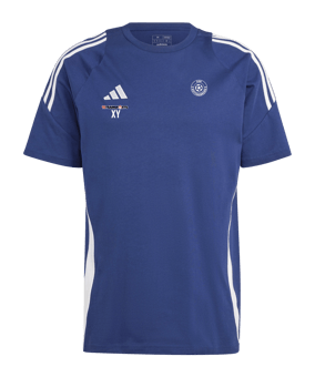 adidas Tiro 24 T-Shirt Blau Weiss
