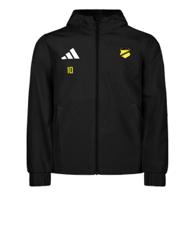 adidas Entrada 26 Regenjacke Schwarz
