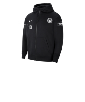 Nike Park 20 Fleece Kapuzenjacke Kids Schwarz F010