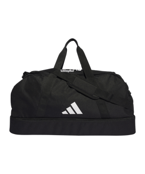 adidas Tiro League Duffel Bag Gr. L Schwarz Weiss