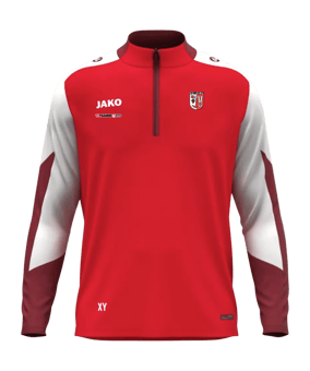 JAKO Dynamic Zip Sweatshirt Rot F114
