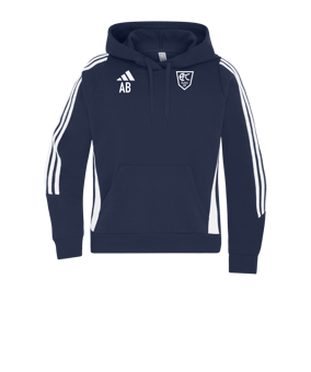 adidas Tiro 24 Hoody Damen Blau Weiss