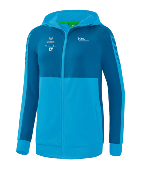 Erima Six Wings Kapuzenjacke Damen Hellblau