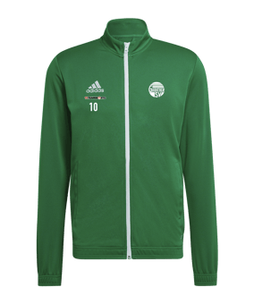 adidas Entrada 22 TK Trainingsjacke Grün Weiss