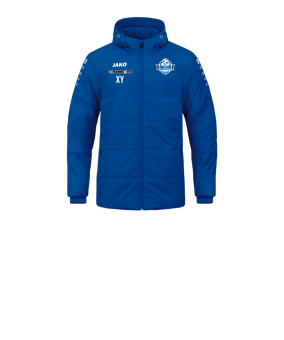 JAKO Team Coach Kapuzenjacke Kids Blau F400 