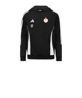 adidas Tiro 24 Hoody Kids Schwarz Weiss