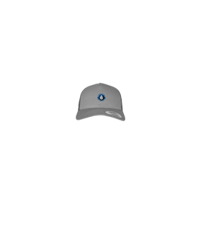 Merch 5 Panel Retro Trucker Cap Charcoal | logo4c