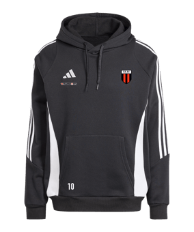 adidas Tiro 24 Hoody Schwarz Weiss