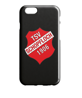 TSV Schopfloch Iphone Case Wappen Schwarz - schwarz