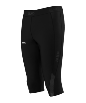 JAKO Power 3/4 Tight Kids Schwarz F800
