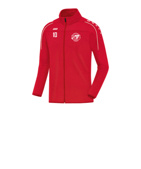 JAKO Classico Trainingsjacke Kids Rot Weiss F01