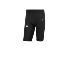 adidas Techfit Aeroready Tight Short Schwarz