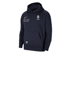 Nike Park 20 Fleece Hoody Kids Blau Weiss F451