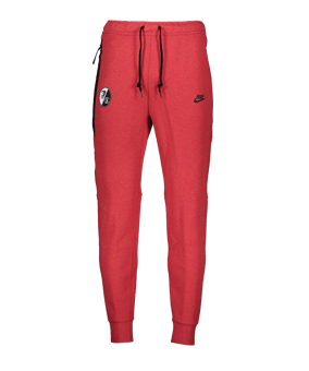 Nike SC Freiburg Tech Flc Jogginghose Rot F672 - rot