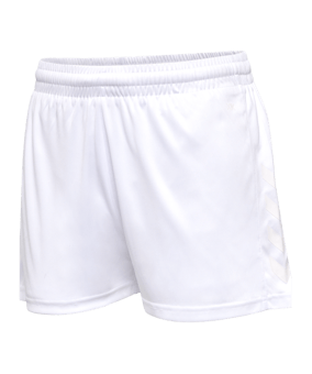 Hummel hmlCORE XK Poly Short Damen Weiss F9425 - weiss
