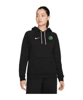 Nike Park 20 Fleece Hoody Damen Schwarz Weiss F010