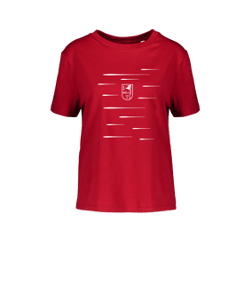 Merch Muser T-Shirt Women Red | #lines