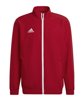 adidas Entrada 22 Präsentationsjacke Rot - rot