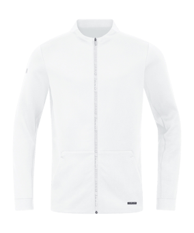 JAKO Pro Casual Jacke Weiss F000 - weiss