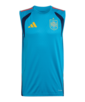 adidas Spanien Tiro Sleeveless Trainingsshirt Blau - blau