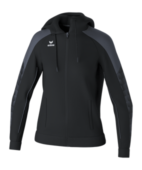 Erima EVO STAR Trainingsjacke Damen Schwarz - schwarz