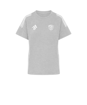 adidas Tiro 24 T-Shirt Damen Grau Weiss