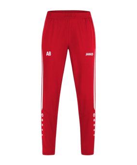 JAKO Power Freizeithose Damen Rot Weiss F105