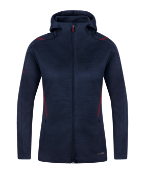 JAKO Challenge Freizeit Kapuzenjacke Damen F513 - blau