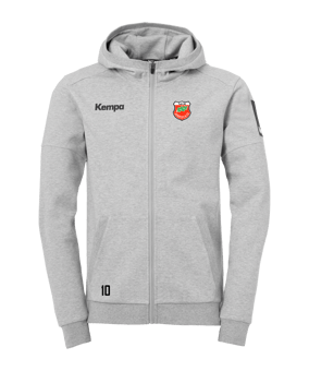 Kempa Status Kapuzenjacke Grau F03