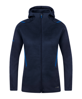 JAKO Challenge Freizeit Kapuzenjacke Damen F511 - blau