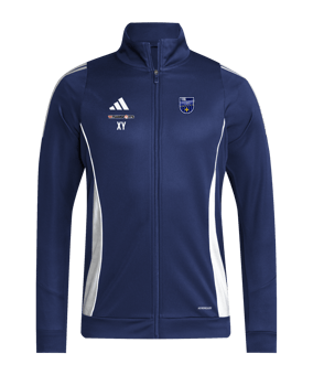 adidas Tiro 24 Trainingsjacke Dunkelblau Weiss