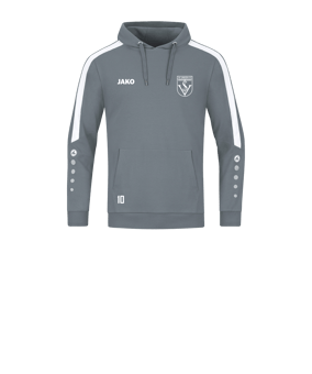 JAKO Power Hoody Kids Grau Weiss F840