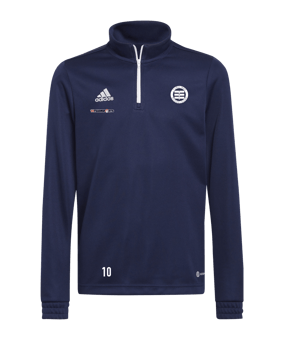 adidas Entrada 22 HalfZip Sweatshirt Kids Blau