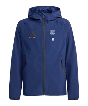adidas Tiro Travel Windjacke Kids Dunkelblau 