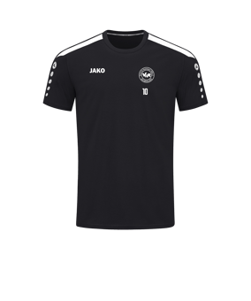 JAKO Power T-Shirt Schwarz Weiss F800