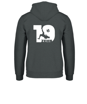 Merch Drummer 2.0 Hoody Dark Heather Grey | #neunzehn (women)