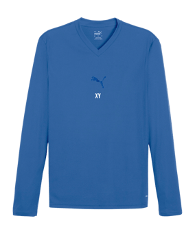 PUMA TeamGOAL Baselayer Longsleeve Blau F02